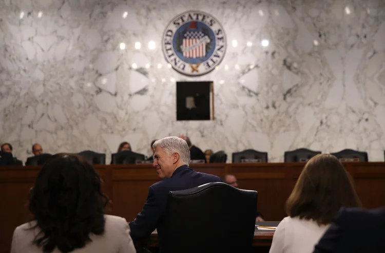 GORSUCH NO SENADO: juiz deve ser confirmado nesta sexta-feira para a Suprema Corte, após embate no Senado dos Estados Unidos / Justin Sullivan/ Getty Images