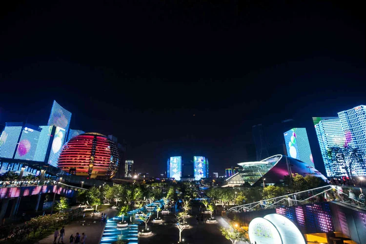 VISTA DE HANGZHOU: a cidade que recebe o G-20 é conhecida como &#8220;Vale do Silício Chinês&#8221; / VCG/ Stringer/ Getty Images