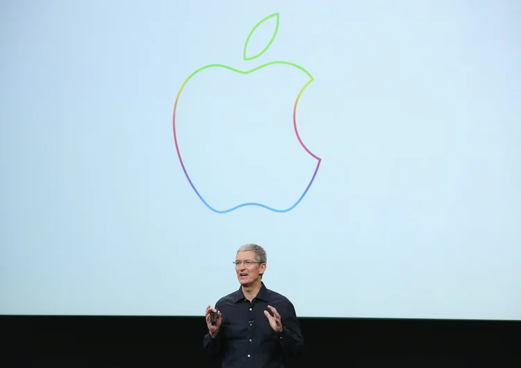 TIM COOK: &#8220;Não significa que você seja mais patriota quanto mais pagar&#8221; / Justin Sullivan/ Getty Images