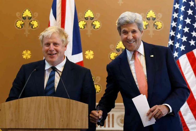 JOHNSON E KERRY: possível acordo comercial só após o início da saída da União Europeia  / Kirsty Wigglesworth/ Reuters