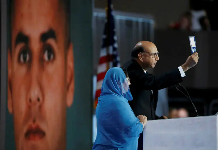 KHIZR KHAN: a reação de Trump a seu depoimento foi duramente criticada por republicanos  / Lucy Nicholson/ Reuters