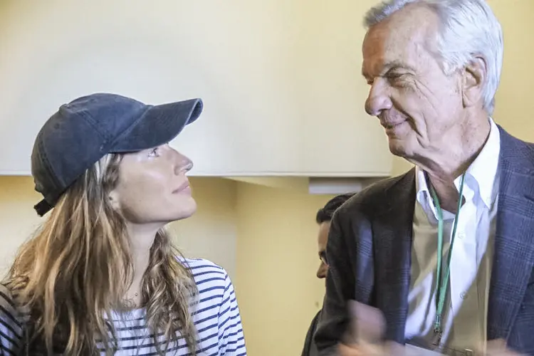 GISELE E LEMANN: na edição do ano passado, a modelo e o investidor falaram em evento que reuniu 400 brasileiros em Harvard e no MIT  / Brazil Conference