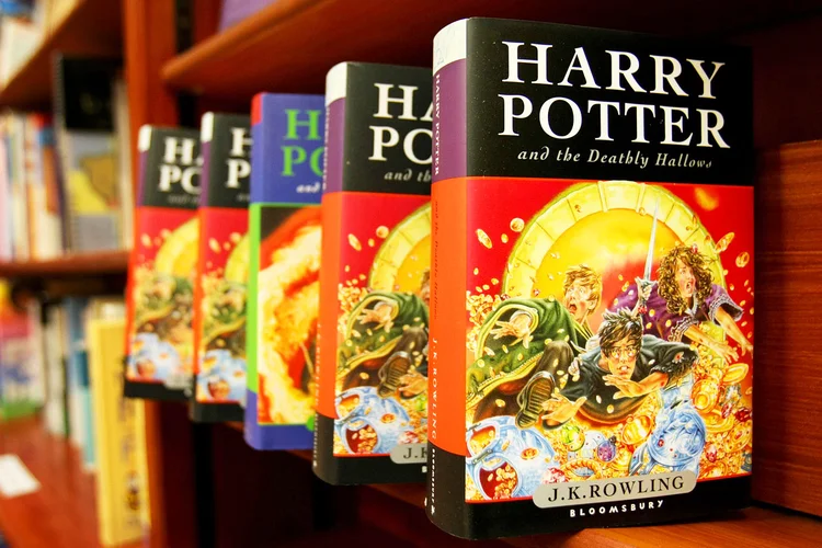 Livros da série Harry Potter (SUZANNE PLUNKETT/Bloomberg)