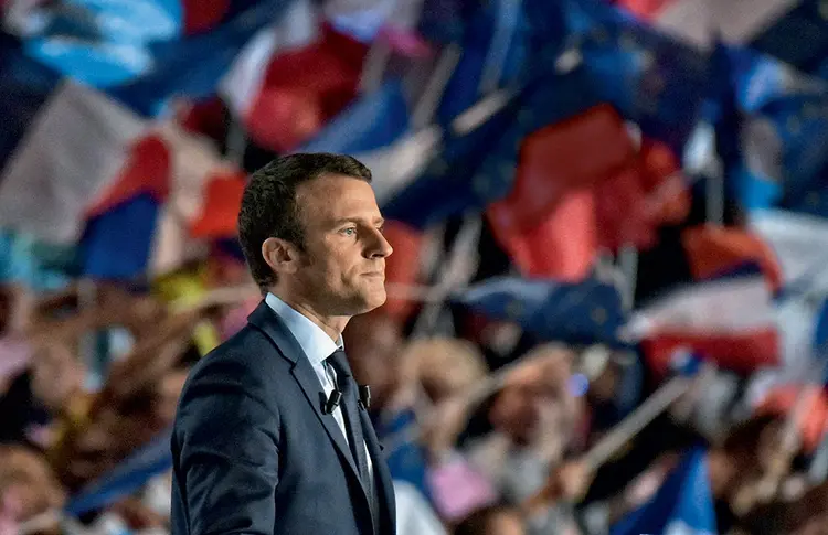 EMMANUEL MACRON:  França e Alemanha devem mais uma vez acolher uma à outra / Philippe Laurenson/ Reuters (Philippe Laurenson/ Reuters/Reuters)