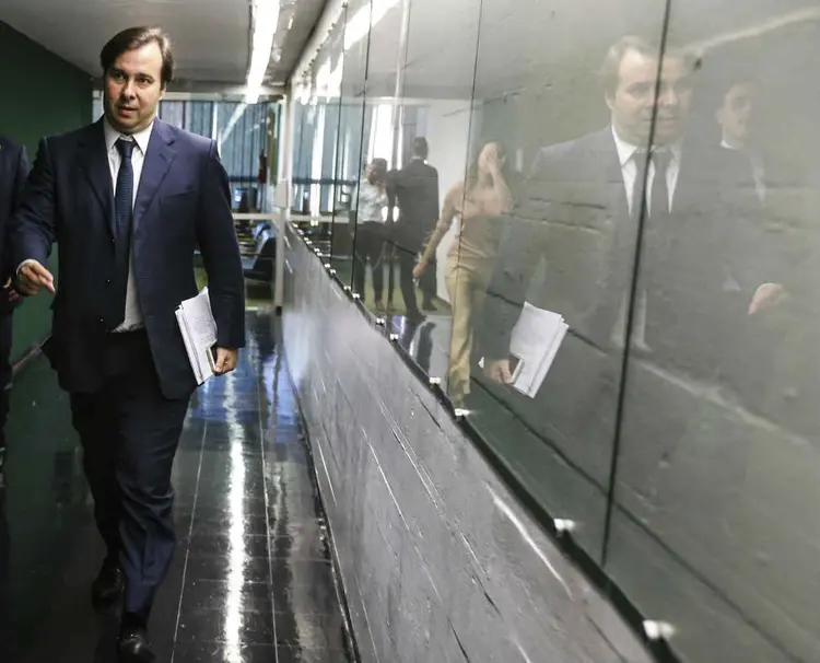 RODRIGO MAIA: ele recebeu apoio do senador Aécio Neves para tentar uma reeleição, caso isso seja possível juridicamente / José Cruz/ Agência Brasil