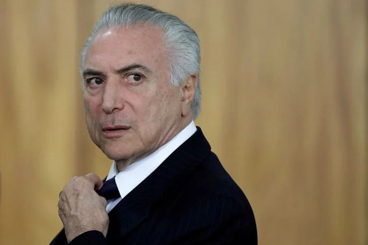 Michel Temer: o PMDB havia decidido fechar questão em relação à votação da denúncia (Ueslei Marcelino/Reuters)