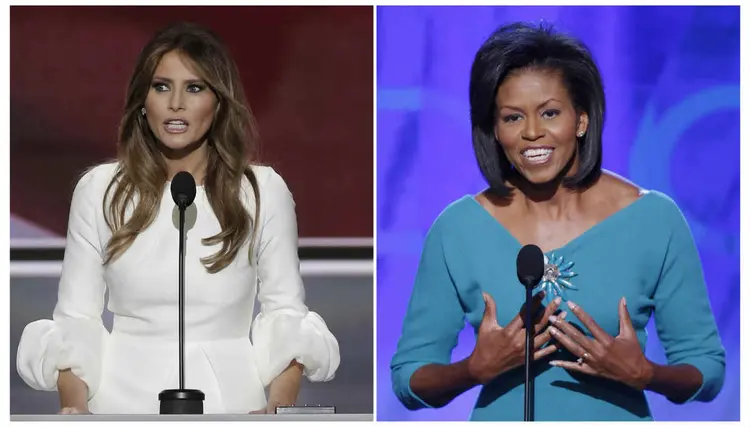 MELANIA E MICHELE: a discussão sobre o discurso plagiado é péssima para Trump  / Mike Segar/File Photos/ Reuters