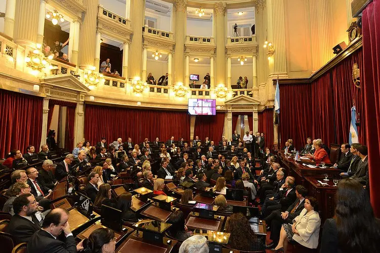 Senado: não havia nenhuma atividade programada no edifício nesta segunda-feira (Gobierno de Chile/Wikimedia Commons)