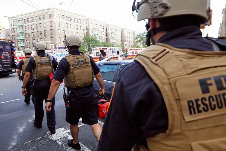 Nova York: o atirador foi morto no hospital (Reuters/Reuters)