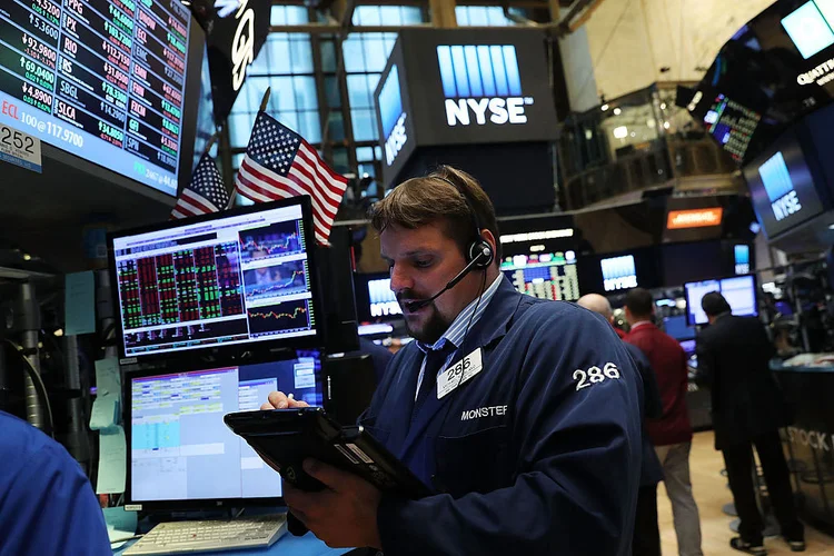 BOLSA DE NOVA YORK: Índice S&amp;P 500 chegou perto de seu recorde / Spencer Platt/Getty Images (Getty Images/Getty Images)