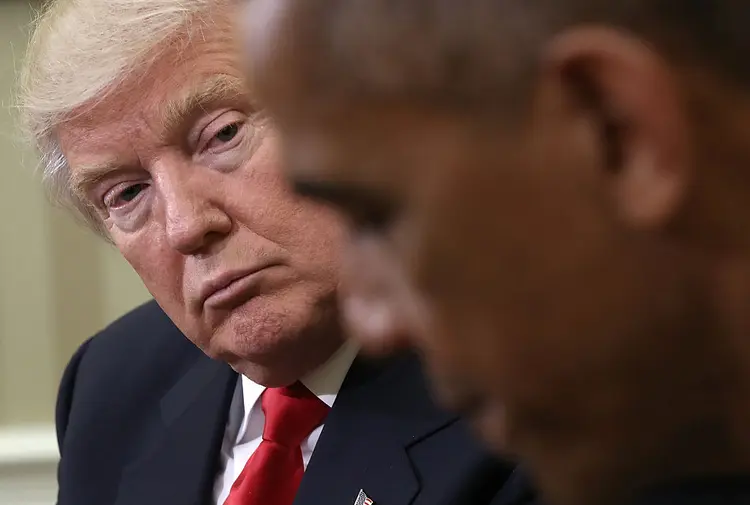 TRUMP E OBAMA: em uma semana derradeira, Estados Unidos encaram o fim de uma gestão e o início de outra / Win McNamee/Getty Images