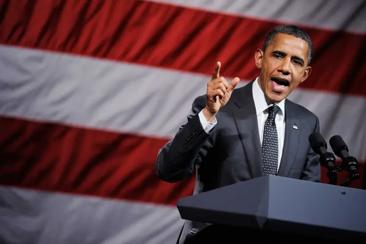 BARACK OBAMA: Presidente americano cita derrota de Chicago na eleição e diz que decisões do COI e da Fifa são &#8220;um pouco manipuladas&#8221; / Kevork Djansezian/Getty Images (Kevork Djansezian/Getty Images/Getty Images)