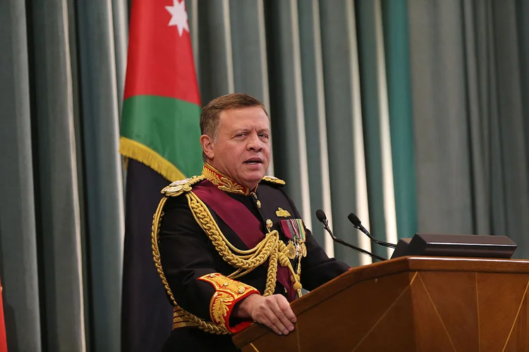 REI ABDULLAH II: líder da Jordânia chega hoje aos Estados Unidos onde deve discutir a questão do Oriente Médio com o presidente Trump  / Jordan Pix / Getty Images