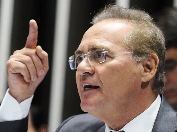 RENAN CALHEIROS: o líder do PMDB no Senado escancara as divisões do partido de Michel Temer  / Moreira Mariz /Ag. Senado