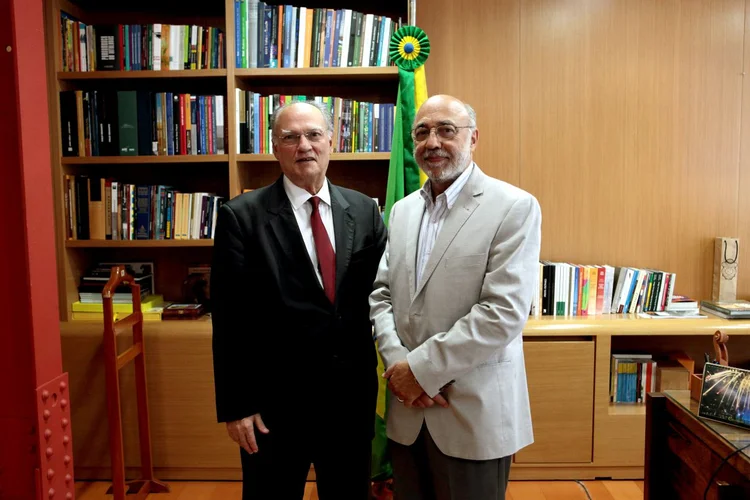 FREIRE E ANDRADE: os dois renunciaram ao ministério da Cultura, que virou pepino na mão do governo / Acácio Pinheiro/MinC