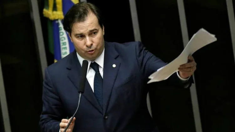 Rodrigo Maia: disse que o país corre o risco de ver a volta da hiperinflação em um curto espaço de tempo (Ueslei Marcelino/Reuters)