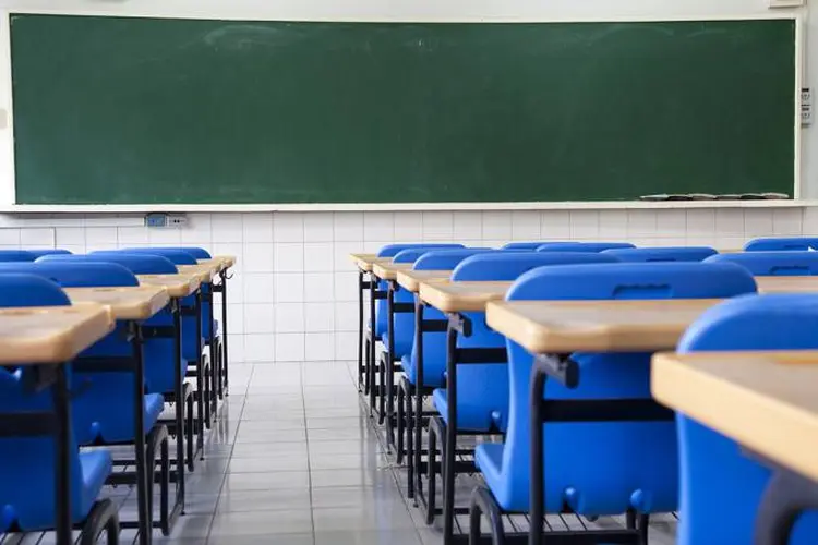 Sala de aula: proteção redobrada após ataques em Suzano (SP) e Distrito Federal (Getty/Getty Images)