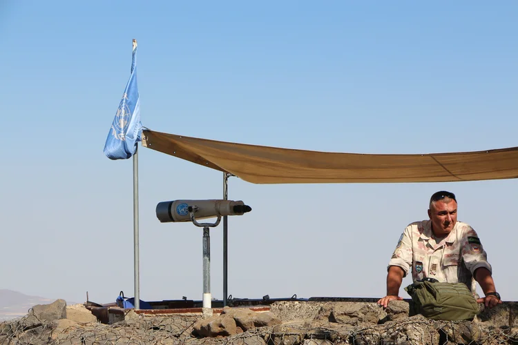 Observador da Onu em Israel: nos últimos sete meses houve uma escalada nos contatos entre Israel e os rebeldes sírios (Lourival Sant'Anna/Exame Hoje)