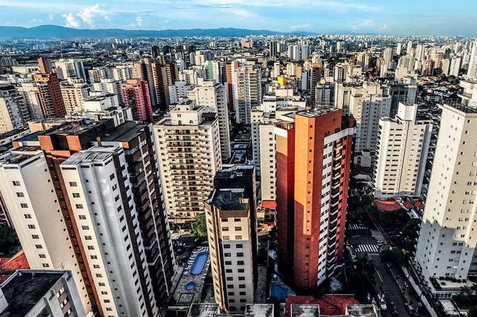 Prédios em São Paulo: alta de vendas pela internet (Germano Lüders/Exame)