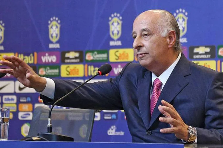 Marco Polo Del Nero: na sexta-feira, a Fifa suspendeu provisoriamente Del Nero por 90 dias (Ricardo Stuckert/CBF/Reprodução)