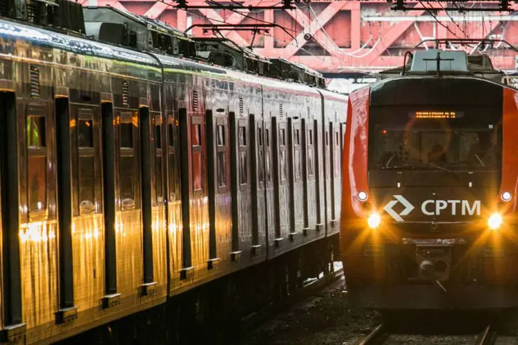 São Paulo: homem não identificado fugiu após ejacular em uma mulher de 36 anos dentro de um vagão de um trem da CPTM (Exame/Exame Hoje)