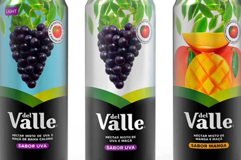 Del Valle lança sucos em latas sleek e abandona antigo formato