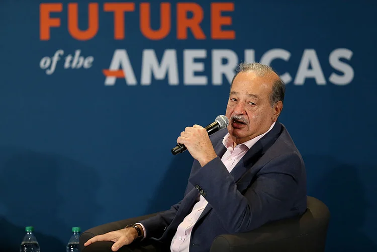 Carlos Slim: ele é o sexto homem mais rico do mundo, com uma fortuna de US$ 55 bilhões, segundo a revista Forbes (Joe Raedle/Getty Images)