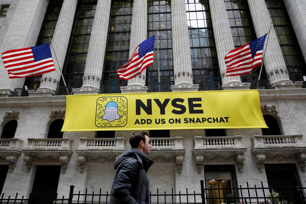 O Snapchat vai à bolsa