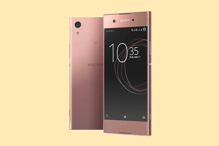 Xperia XA1: o smartphone está disponível nas cores branco, rosa, dourado e preto (Sony/Divulgação)