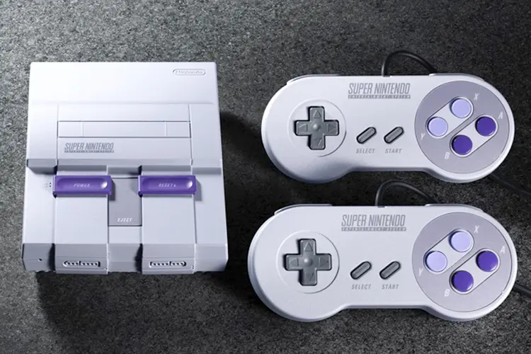 Mini Super Nintendo: o videogame sairá por 80 dólares (Nintendo/Divulgação)