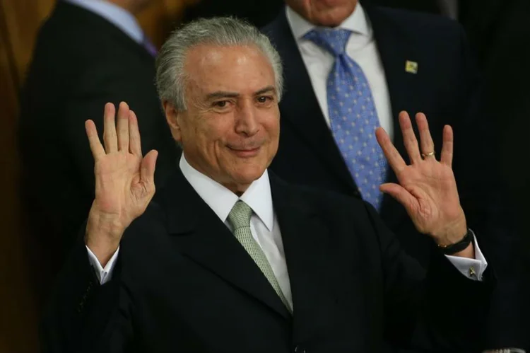 Temer: "A expressiva margem manifesta na votação, cerca de 70% dos votos dados, é mais um sinal do comprometimento da base" (Marcello Casal Jr./Agência Brasil)