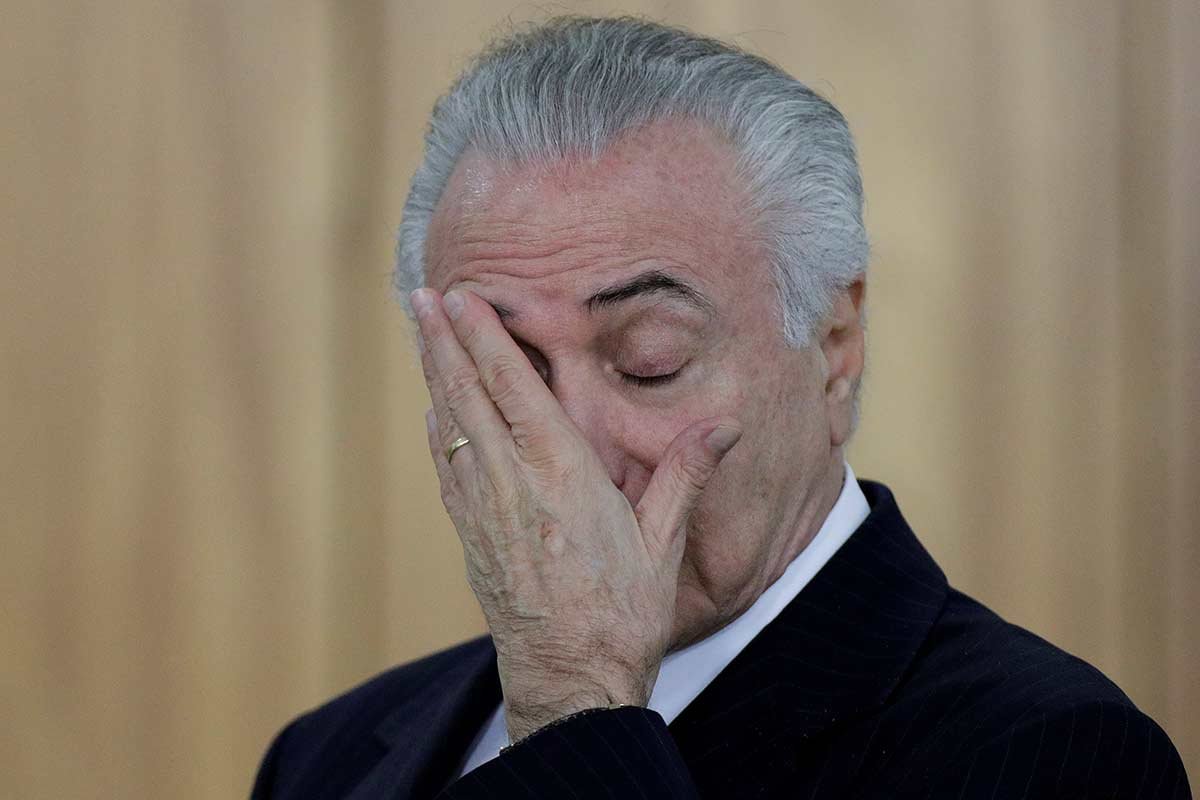 Temer diz que está fazendo "voltar o desemprego no Brasil"