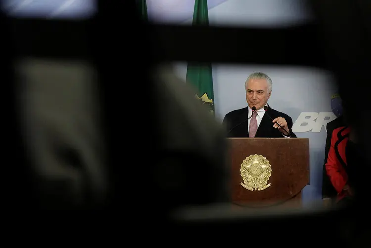 Michel Temer: a intenção do presidente é entregar a defesa na CCJ da Câmara o mais rápido possível (Ueslei Marcelino/Reuters)