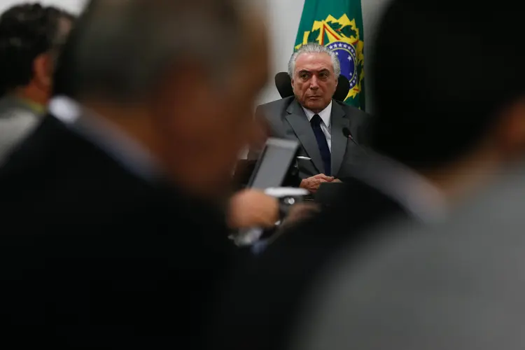 Presidente Michel Temer durante reunião em Brasília, dia 12/06/2017 (Beto Barata/PR/Fotos Públicas)