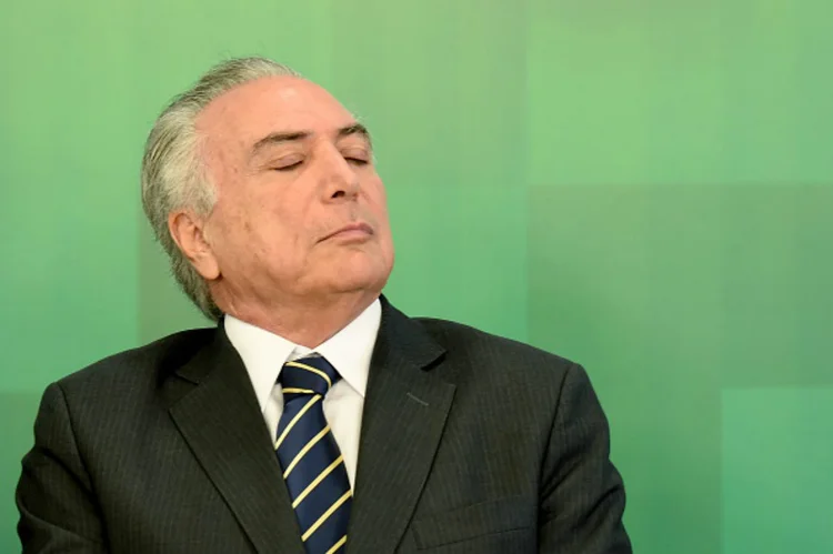 Michel Temer: a denúncia precisará de 342 votos para ser enviada ao Supremo Tribunal Federal (Evaristo Sa/Getty Images/Getty Images)