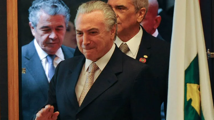 MICHEL TEMER: jornalistas perguntaram ao presidente interino se ele estava nervoso ou inseguro com relação ao processo de impeachment / José Cruz/Agência Brasil