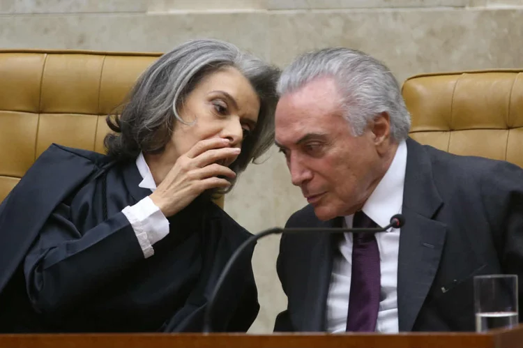 CÁRMEN E TEMER: ela criticou a postura de Renan Calheiros. Ele marcou reunião com ambos para amanhã. / Wilson Dias/ Agência Brasil