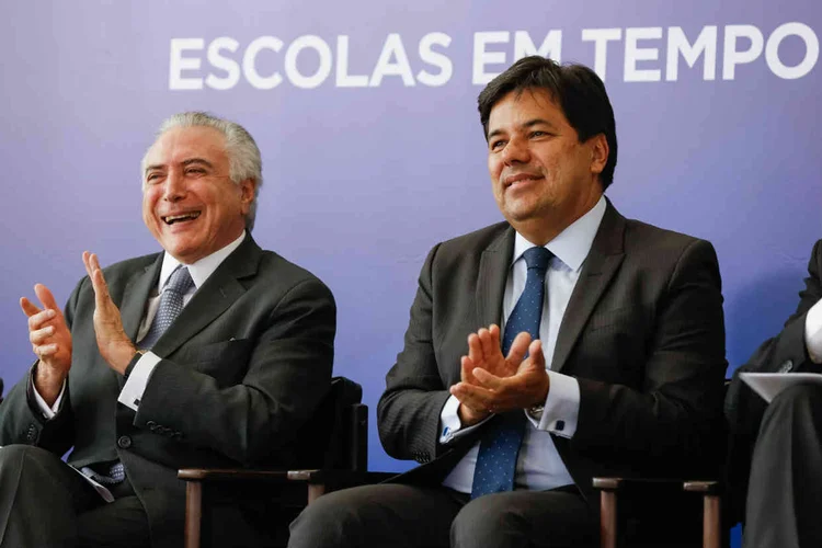 TEMER E MENDONÇA FILHO: programa de fomento às escolas integrais prevê a criação de até 572 escolas públicas nesse formato / Carolina Antunes/PR