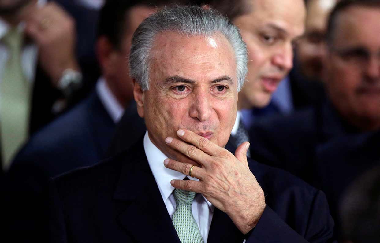 Temer praticou crime de corrupção, diz Janot em parecer ao STF