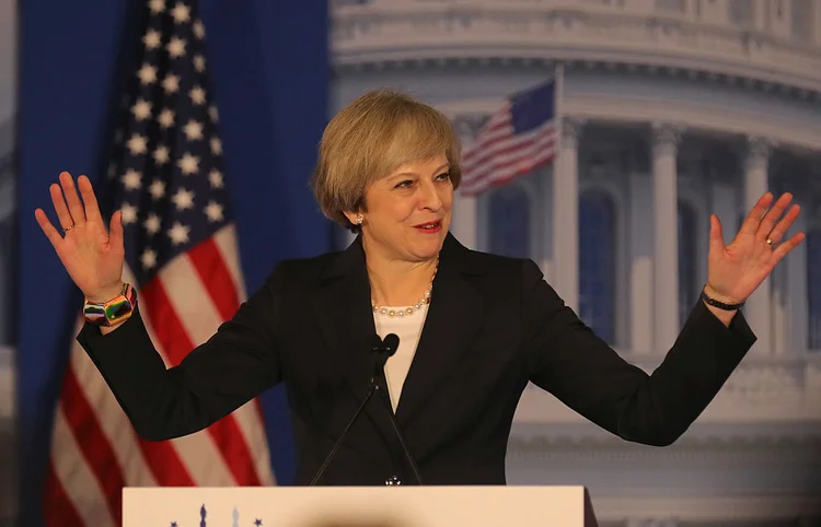 THERESA MAY NOS ESTADOS UNIDOS: Trump ofereceu um acordo comercial para a britânica / Christopher Furlong/Getty Images