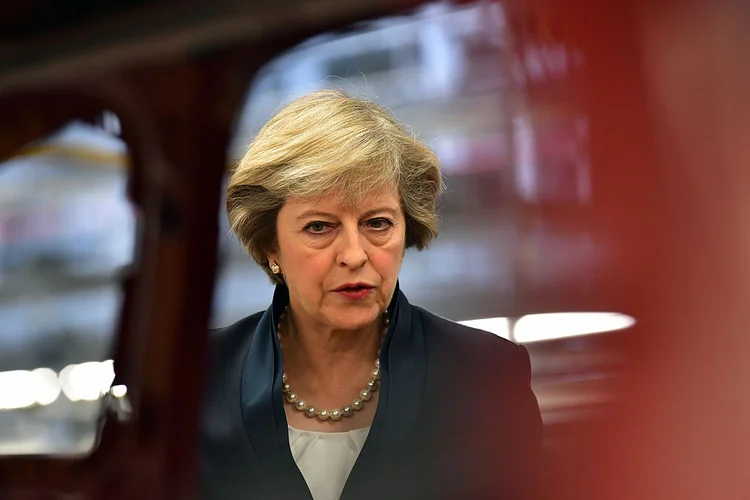 Theresa May: "Por favor, demita Johnson", pediu Manfred Weber (Carl Court - WPA Pool/Getty Images/Getty Images)