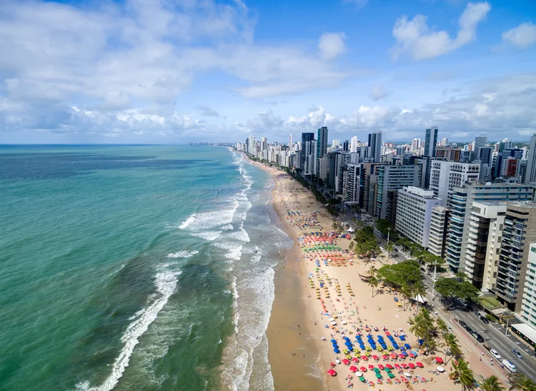 Vista do bairro de Boa Viagem, no Recife (Ildo Frazao/Thinkstock)