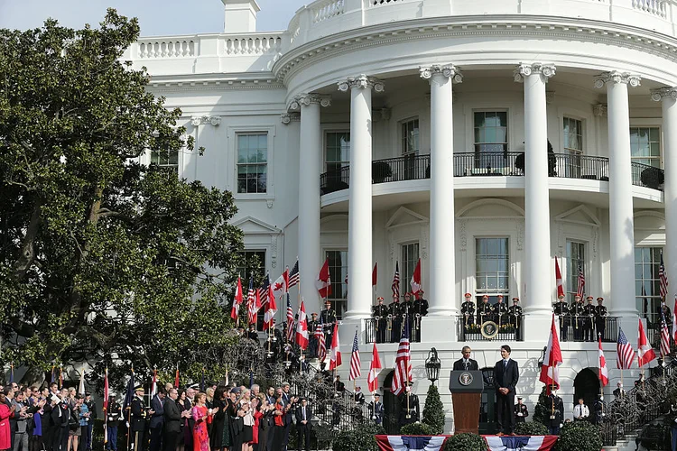 OBAMA RECEBE TRUDEAU, EM MARÇO: o primeiro-ministro canadense visita Trump nesta segunda-feira  / Chip Somodevilla/ Getty Images