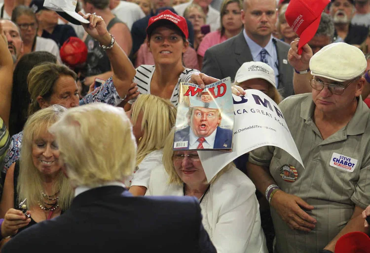 TRUMP EM OHIO: o estado votou com o presidente eleito nas últimas dez eleições  / John Sommers II/ Getty Images