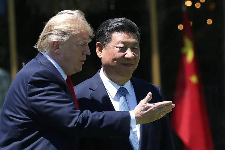 TRUMP E XI: o presidente americano causava pânico nos líderes mundiais com sua falta de preparo, mas entendeu a importância de negociar com a China / Carlos Barria/ Reuters (Carlos Barria/Reuters)