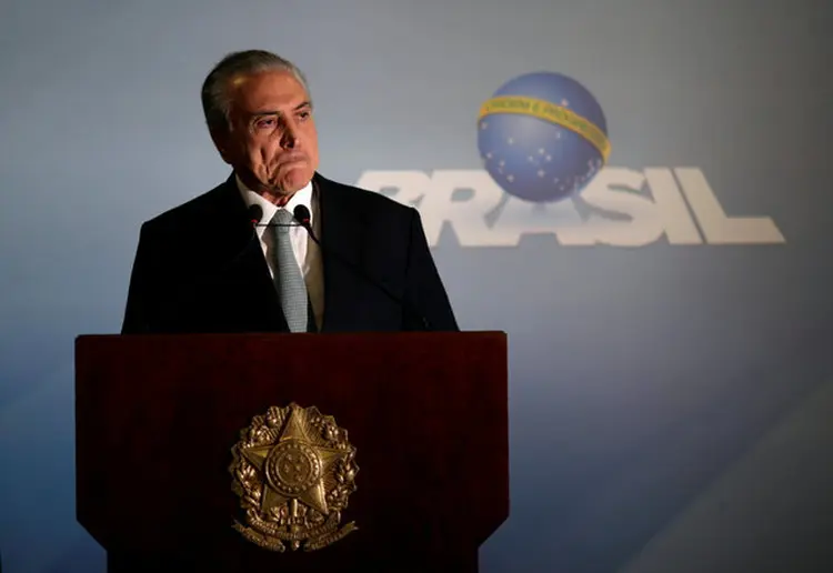 Temer: não há como fazer uma previsão assertiva sobre o que acontecerá nos próximos dias e semanas (Ueslei Marcelino/Reuters)