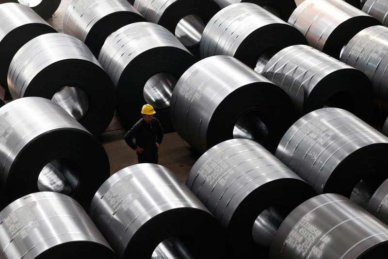 Bobinas de aço produzidas pela Usiminas | Foto: Reuters (./Reuters)