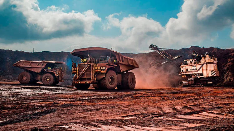 MINÉRIO: alta de 1,02% nos preços da commodity impulsionaram ações como da mineradora Vale e da siderúrgica CSN / Germano Lüders