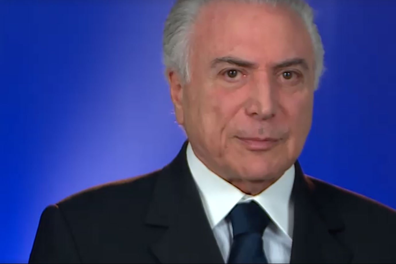 Temer grava vídeo e manda indireta para adversários