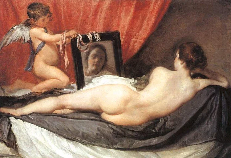 VÊNUS AO ESPELHO: obra de Diego Velázquez, pintada entre 1647 e 1651, está exposta na Galeria Nacional de Londres / Reprodução